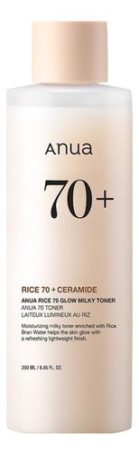 Anua Rice 70 Glow Milky Tonico Refuerza La Barrera Cutánea Todo Tipo De Piel Día/noche