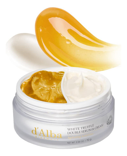 D'alba - Suero Y Crema Facial Doble De Trufa Blanca Italiana Momento De Aplicación Día/noche Tipo De Piel Todo Tipo De Piel