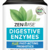 Suplemento Probiótico De Enzimas Digestivas Zenwise, 60 Cápsulas