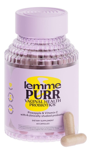 Lemme Purr  Probióticos Para La Salud Vaginal, Unitaria F Ananá