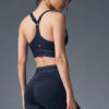 Alo Yoga Top Deportivo Airlift Suit Up Soporte Medio Azul Oscuro Airlift Suit Xs