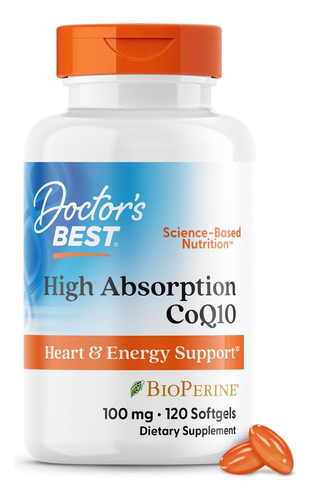 Doctors Best Suplemento Coq10 - Alta Absorción X120 Cápsula Sin Saborizantes