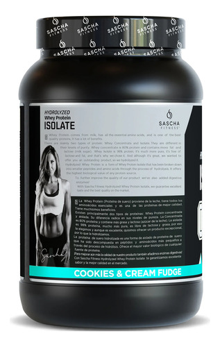 Proteína Sascha Fitness Whey Protein Isolate- Varios Sabores
