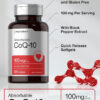 Horbäach Coq-10 100 Mg 120 Cápsulas Suplemento Sin Sabor