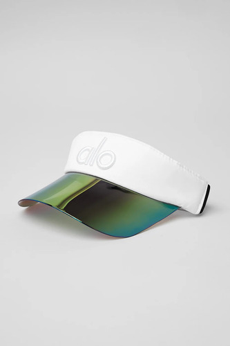 Alo Yoga Gorra Visor Solar - Original Blanco Talle Unico Airlift Solar