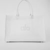 Alo Yoga Totebag 100% Nylon Malla Semitransparente Blanco