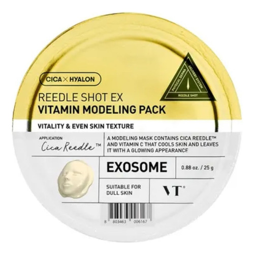 Vt Cosmetics Reedle Shot Ex Vitamin Modeling Pack Mascarilla Todo Tipo De Piel