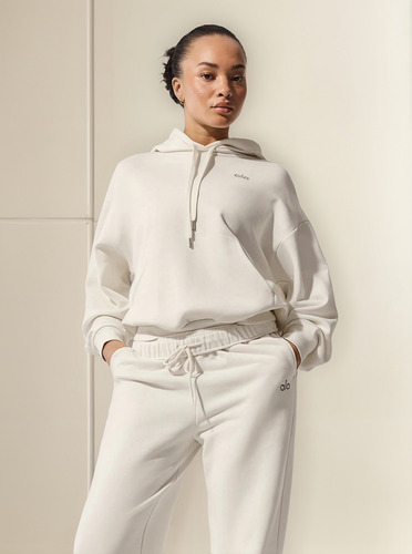 Alo Yoga Campera Chompa, Accolade Hoodie Unisex Blanco S - 4 Accolade Hoodie