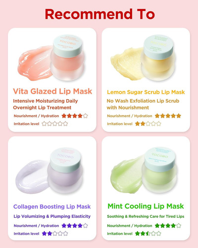 Tocobo Balsamo Vita Glazed Mask 20ml Coral Claro