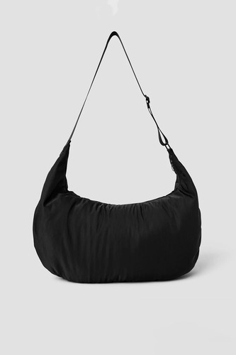 Alo Yoga Bolso Cartera Om The Go Gym Sling Bag Negro Lisa Negro