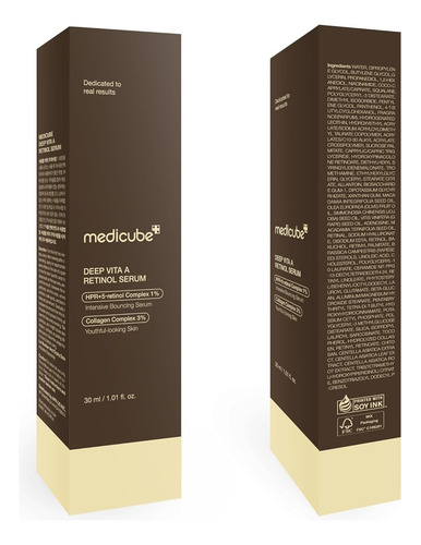 Medicube Serum Retinol Deep Vita A - Cuidado Facial 30ml Todo Tipo De Piel Día/noche