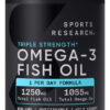 Sports Research Omega 3 1250 Mg, 1000 Epa Dha, 150 Cápsulas