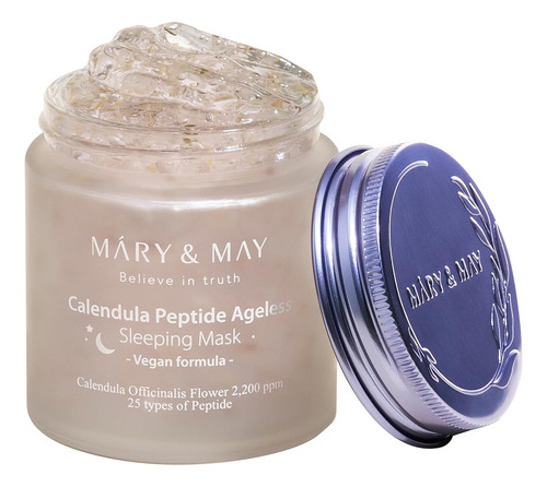 Mary&may Antiedad Con Péptido De Caléndula Sleeping Mask Todo Tipo De Piel