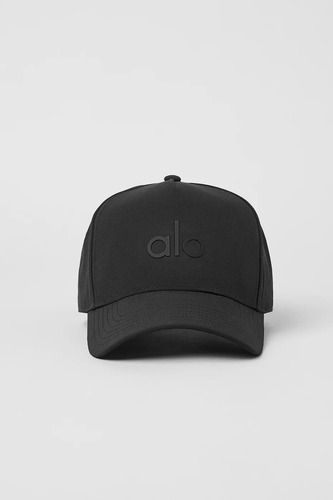 Alo Yoga Gorra Performance District Trucker Original Negro Talle Unica Performance District Trucker