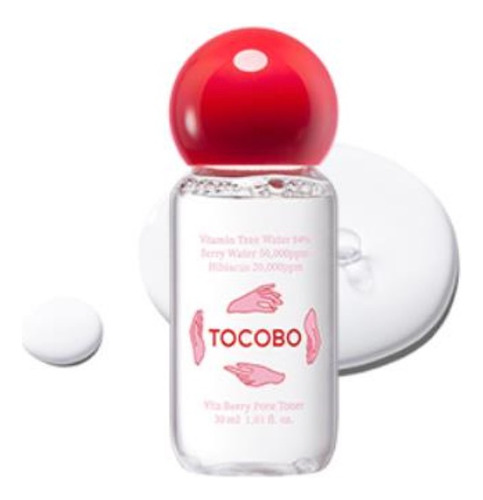 Tocobo Vita Berry Pore Toner 30ml- Tónico Facial Para Poros Todo Tipo De Piel Día/noche