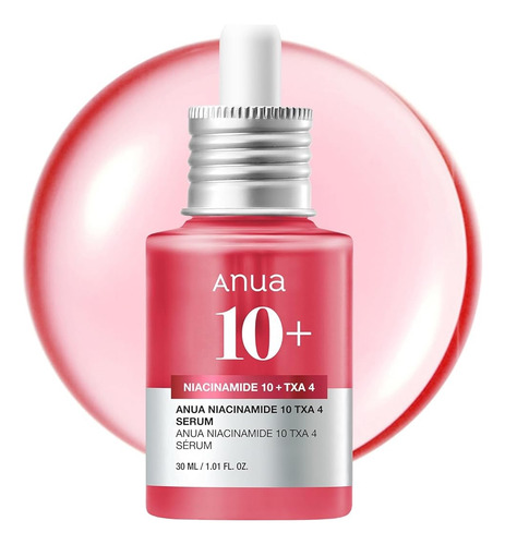 Anua Suero De Niacinamida 10 + Txa 4, Ácido Hialurónico Todo Tipo De Piel Día/noche