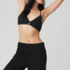 Alo Yoga Corpiño Deportivo Splendor Bra Airbrush Negro Xl