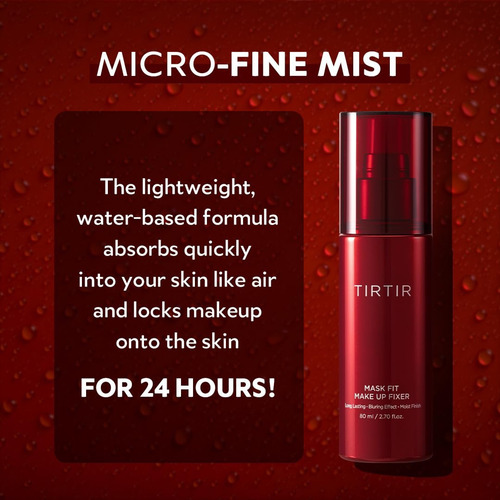 Fijador De Maquillaje Spray De Ajuste De Acabado 24hs Tirtir