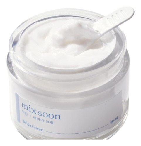 Mixsoon Bifida Cream 60ml Hidratación Profunda Y Reparación Todo Tipo De Piel Día