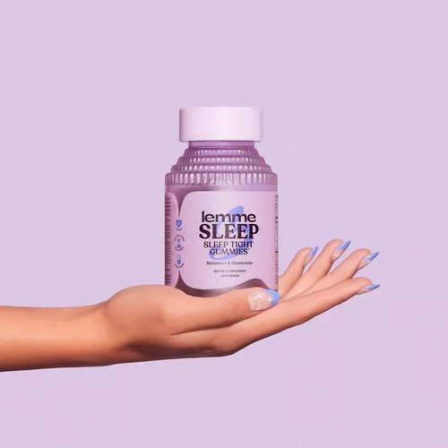 Kardashian Lemme Sleep Melatonina Y Magnesio 60 Gomitas Sabor Frutos Rojos