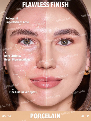 Sheglam Skin Magnet High Coverage Foundation Stick Porcelana Porcelain