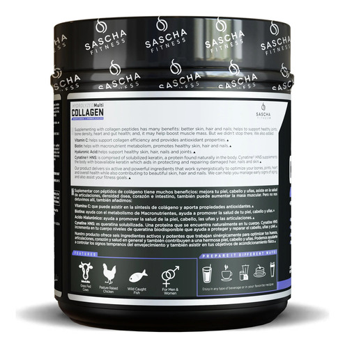 Sascha Fitness Multi Colageno Hidrolizado Collagen
