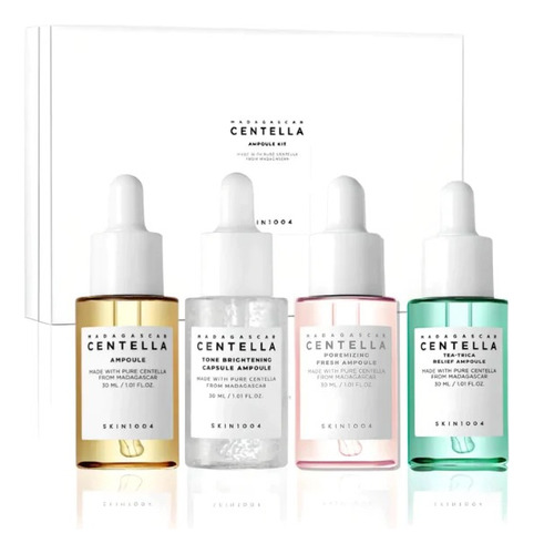 Skin1004 Madagascar Centella Ampoule Kit 30ml X 4pcs