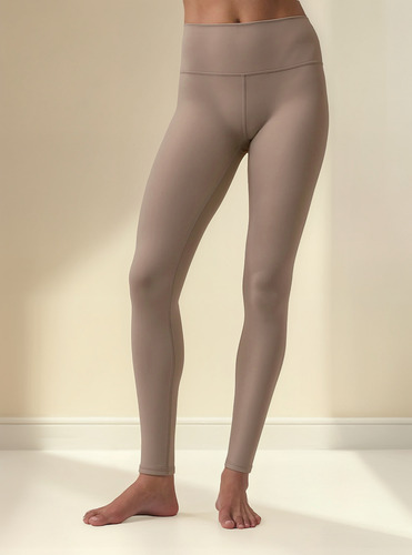 Alo Yoga Legging Airlift 7/8 Tiro Alto - Original Marrón Claro High-waist Airlift 16 - 18
