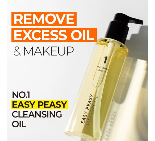 Numbuzin Aceite Limpiador No.1 Limpiador Facial