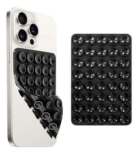 Sopapa Soportes De Silicona Telefono Con Agarre Adhesivo Negro Ventosa De Doble Cara