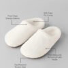 Alo Yoga Pantuflas Ojotas Recovery Slipper  Comodidad Total Blanco Sherpa Recovery Slipper 41 Ar