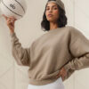 Alo Yoga Campera Accolade Crew Neck Buzo Marrón Claro L - 12 Accolade Crew Neck