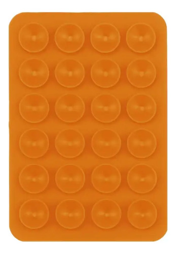 Soporte Sopapa Para Celular Universal Por Unidad Naranja