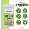 Naturalslim Good Flora Probióticos Salud Digestiva 60 Cap Sin Sabor
