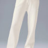 Alo Yoga Pantalon Recto Oversized - Original Beige Scholar Straight Xl - 16