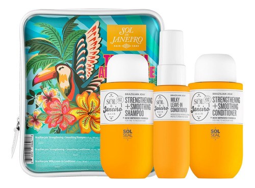 Sol De Janeiro Kit Champú, Spray Y Acondicionador Reparador