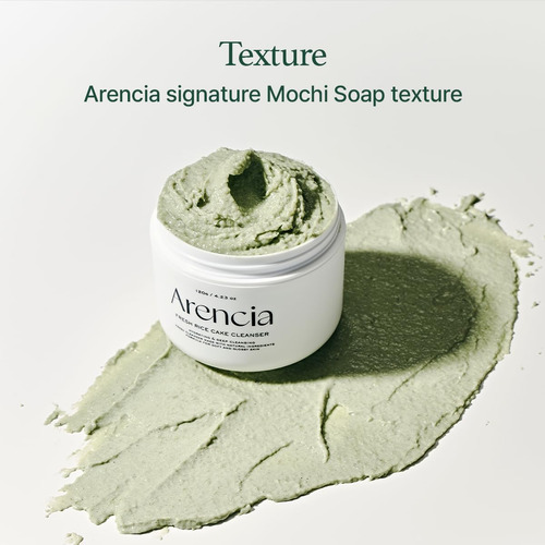Arencia Fresh Green Rice Mochi Cleanser Espuma Para Rostro Normal A Sensible Día/noche