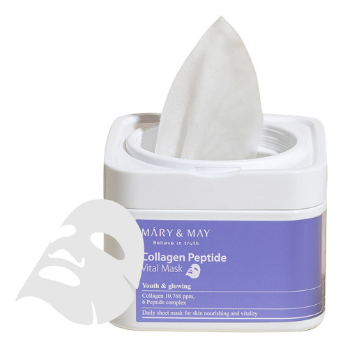 Mary&may Mascara Vital De Peptido De Colageno 30ea | Dispens