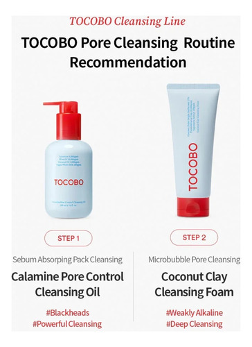 Tocobo Double Cleanser Mini Duo Aceite Limpiador Y Espuma