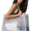 Alo Yoga Totebag 100% Nylon Malla Semitransparente Blanco