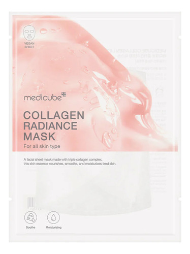 Medicube Collagen Radiance Mask Triple Colágeno Efecto Lifti Normal A Sensible