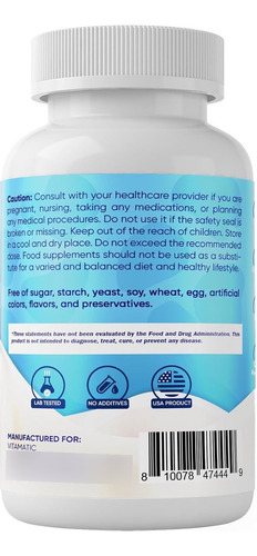 Vitamatic Calostro Bovino 1000mg 50% Igg + Sistema Inmunolog Sin Sabor