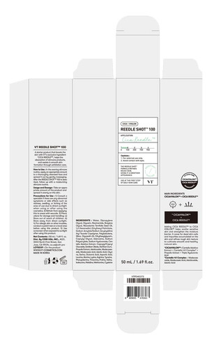 Vt Reedle Shot 100 50ml - K Beauty Momento De Aplicación Noche Tipo De Piel Todo Tipo De Piel