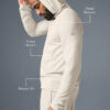 Alo Yoga Remera De Manga Larga Con Capucha Para Hombre Conqu Bone Conquer Reform Long L Lisa