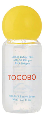 Tocobo Aha Bha Lemon Toner 30ml | Tónico Exfoliante Suave