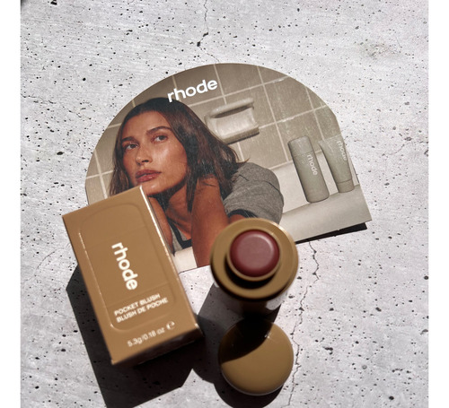 Pocket Blush Rubor En Crema Rhode Tono Del Maquillaje Toasted Teddy