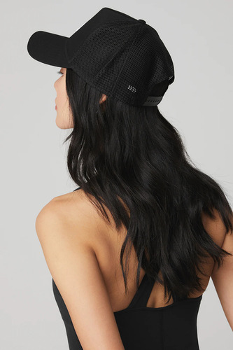 Alo Yoga Gorra District Trucker Original Negro Talla Unica District Trucker