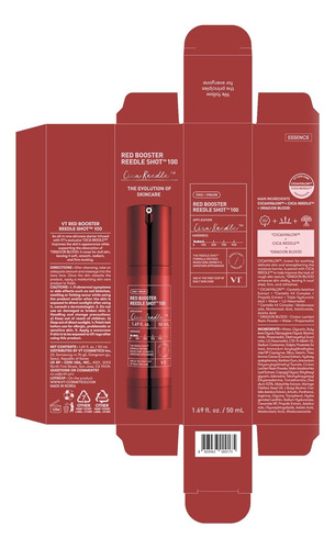Vt Cosmetics Red Booster Reedle Shot 100 - Combate Arrugas Madura Noche
