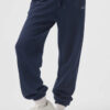 Alo Yoga Pantalón Jogger Deporti Accolade Sweatpant Unisex Azul Marino French Terry S - 4