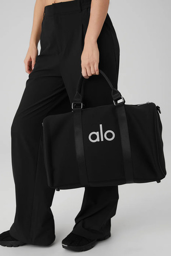 Alo Yoga - Bolso Con Cierre Traverse Duffle Negro Traverse Duffle